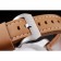 Panerai Luminor Brushed Stainless Steel Case Brown Dial Brown Leather Strap