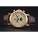 Patek Philippe Grand Complications Gold Dial Engraved Gold Case Brown Leather Bracelet 1454141