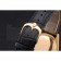 Rolex Cellini Black Dial Gold Case Black Leather Strap  622832