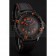 Blancpain Fifty Fathoms Speed Command Carbon Fiber Dial With Orange Markings Black PVD Case Black Leather Strap 1453776