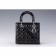 Dior Small  Lady Cannage Bag Patent Leather Black