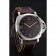 Swiss Panerai Luminor Black Dial Stainless Steel Case Brown Leather Strap 1453854
