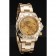 Rolex Cosmograph Daytona Brown Dial Diamond Numerals Gold Case And Bracelet 1454245