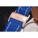 Breitling Chronomat Patrouille De France Blue Dial Stainless Steel Case Blue Leather Strap