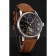 Patek Philippe Grand Complications Day Date Tourbillon Black Dial Rose Gold Numerals Stainless Steel Case Brown Suede Leather Strap 1453815
