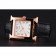 Hermes Heure H White Dial Gold Case Black Leather Strap