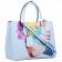 Prada Saffiano Soft Double Collage Print Light Blue Bag 18927283