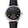 Patek Philippe Grand Complications Moonphase Perpetual Calendar Tourbillon Black Dial Stainless Steel Case Black Leather Strap