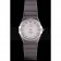 Swiss Lady Omega Constellation Crystal Encrusted Bezel Silver Radial Dial 80291