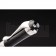 MontBlanc Silver Tipped And Trimmed Black Enamel Ballpoint Pen With MB Engraving