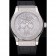 Hublot Classic Fusion Diamond Skull Dial Stainless Steel Case Black Leather Strap  622814