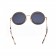 Miu Miu Noir Light Grey Full Circle Round Frames Sunglasses 307886