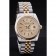 Rolex Datejust Gold Dial Ribbed Bezel 7450
