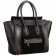 Celine Mini Luggage Black Leather/Suede Leather
