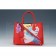 Prada Saffiano Soft Double Collage Print Red Bag 18927285