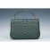 Saint Laurent College Monogram Medium Green Leather Bag 18927380