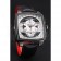 Tag Heuer Monaco Black-Red Perforated Leather Strap White Dial 80307