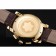 Montblanc Chronograph White Dial Brown Leather Bracelet Gold Case 1454113
