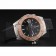 Swiss Tag Heuer Aquaracer Calibre 5 Black Dial Gold Bezel Stainless Steel Case Black Rubber Strap