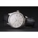 Swiss Rolex Cellini Date White Dial Stainless Steel Case Black Leather Strap