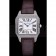 Cartier Santos 100 Diamond Silver Bezel 621908