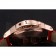Swiss Panerai Luminor Marina Black Dial Rose Gold Case Red Leather Strap