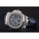 Patek Philippe Nautilus Blue Dial Stainless Steel Case Blue Leather Strap