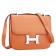 Hermes Constance Orange with Silver Buckle