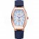 Omega Sochi Petrograd White Dial Gold Case Blue Leather Strap  622820