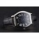 Cartier Tortue Large Date Black Dial Stainless Steel Case Black Leather Strap