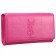 Saint Laurent Belle De Jour Clutch Fuchsia 608313