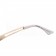 Hermes Studded Carriage Detail White Frame Sunglasses  308096