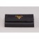 Prada Continental Leather Key Holder Black