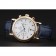 Omega Seamaster Vintage Chronograph White Dial Blue Hour Marks Gold Case Blue Leather Strap