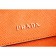 Prada Saffiano Double Tote Orange