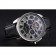 Cartier Calibre Tourbillon Black Dial Stainless Steel Case Black Leather Strap  622752
