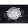 Cartier Ronde Louis White Dial Black Leather Strap 621977