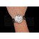 Swiss Cartier Ballon Bleu Two Timezone White Dial Diamond Case Gold And Silver Bracelet 1453876