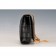 Saint Laurent Medium Tassel Crocodile Leather Clutch Bag Black