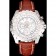 Breitling Bentley Motors T Stainless Steel Case White Dial Brown Leather Bracelet 622234