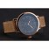 Hamilton Navy Pioneer Small Second Black Dial Rose Gold Case Light Brown Leather Strap