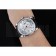 Patek Philippe Complications Chronograph White Dial Silver Case Black Leather Bracelet  1454237