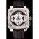 Tag Heuer Monaco Black Perforated Leather Strap White Dial 80306