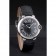 Cartier Ballon Bleu 38mm Black Dial Stainless Steel Case Black Leather Bracelet