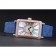 Franck Muller Long Island Classic White Dial Diamonds Case Blue Leather Band  622376
