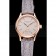 Patek Philippe Calatrava Gray Dial Rose Gold Case Gray Leather Strap