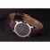 Vacheron Constantin Patrimony Black Dial Rose Gold Case Rich Maroon Leather Bracelet