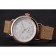 Hamilton Navy Pioneer Small Second White Dial Rose Gold Case Light Brown Leather Strap