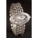 Cartier Baignoire Hypnose White Dial Diamonds Steel Case Steel Bracelet