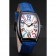 Franck Muller Casablanca Blue Croco Leather Band  621643
